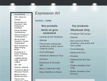 Tablet Screenshot of expressionart.info